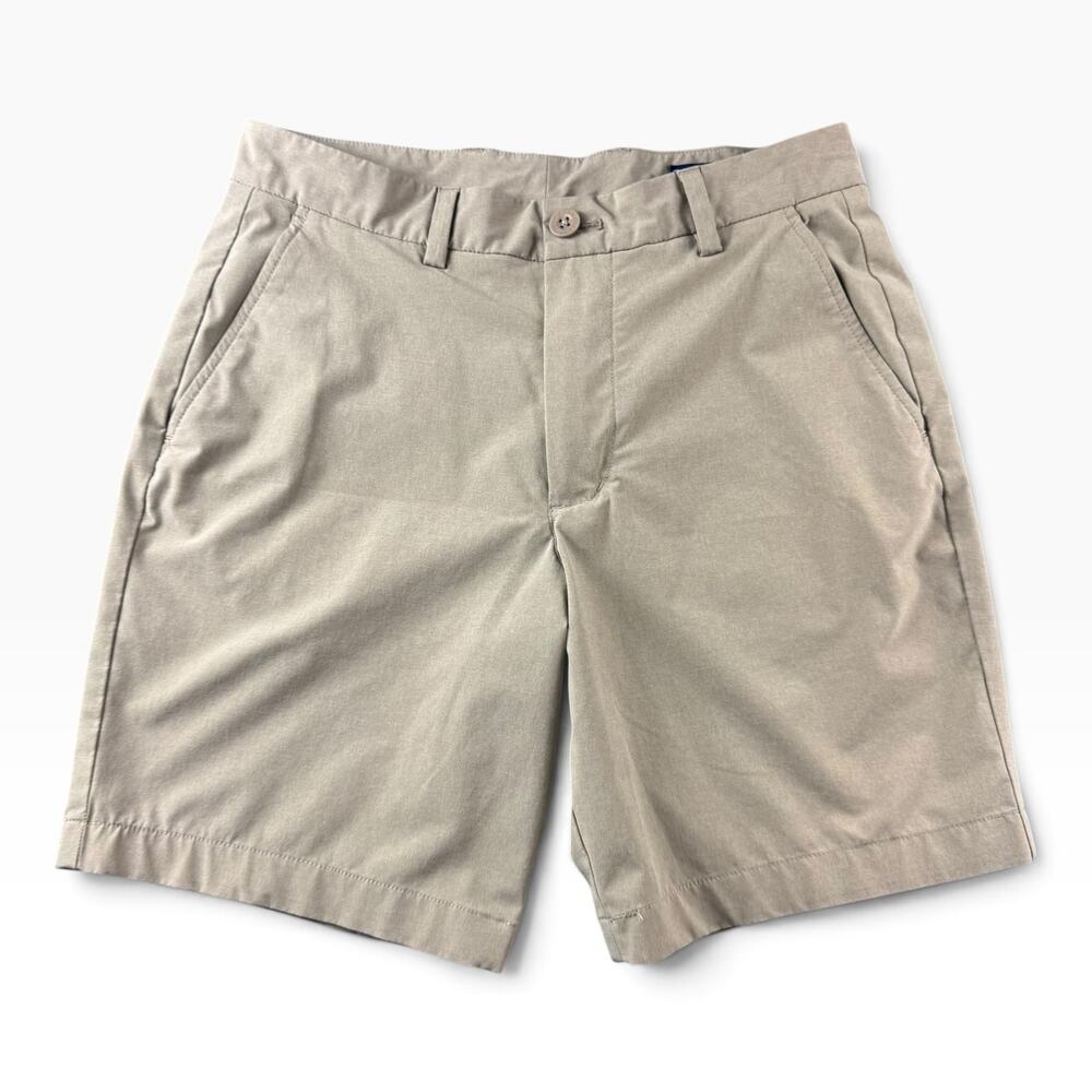 Vineyard Vines Breaker Shorts Performance Mens Sz 28 Beige Khaki Golf Preppy